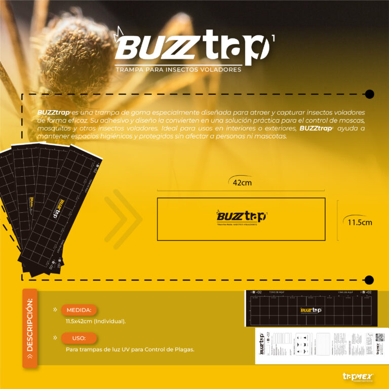 Trampa de goma para insectos voladores - Buzztrap 1 (2)