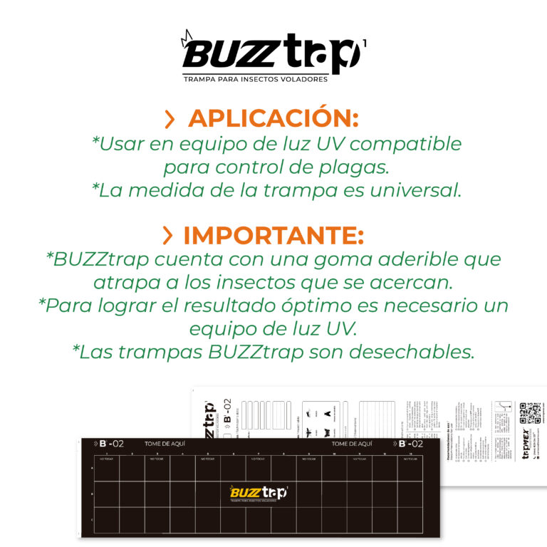 Trampa de goma para insectos voladores - Buzztrap 1 (5)