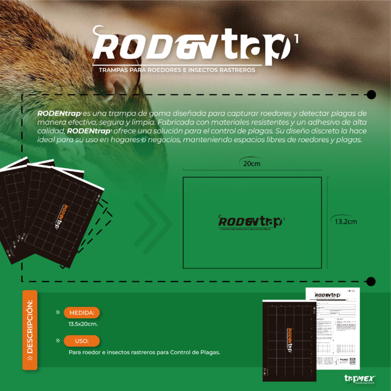 Trampa de goma para roedores e insectos rastreros - Rodentrap 2 (2)