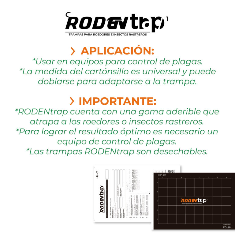 Trampa de goma para roedores e insectos rastreros - Rodentrap 2 (5)