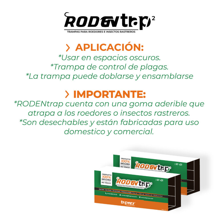Trampa de goma para roedores e insectos rastreros - Rodentrap 2 (5)