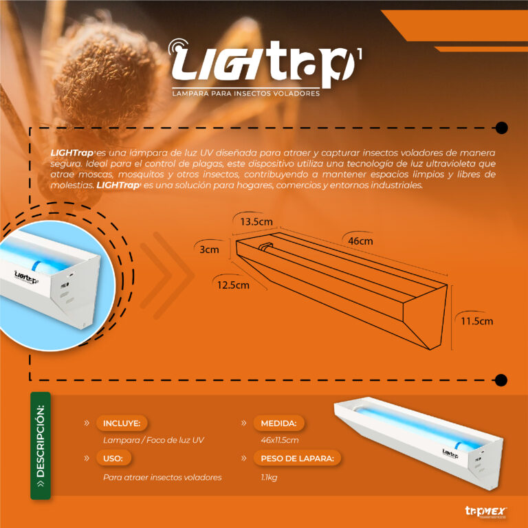 Lampara de luz para insectos voladores - Lightrap (2)
