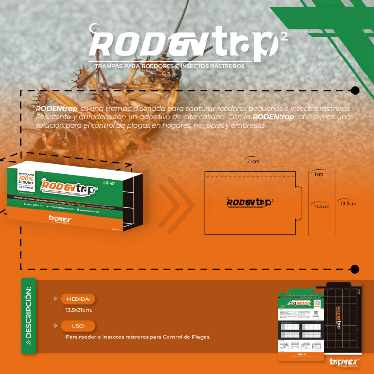 Trampa de goma para roedores e insectos rastreros - Rodentrap 2 (3)