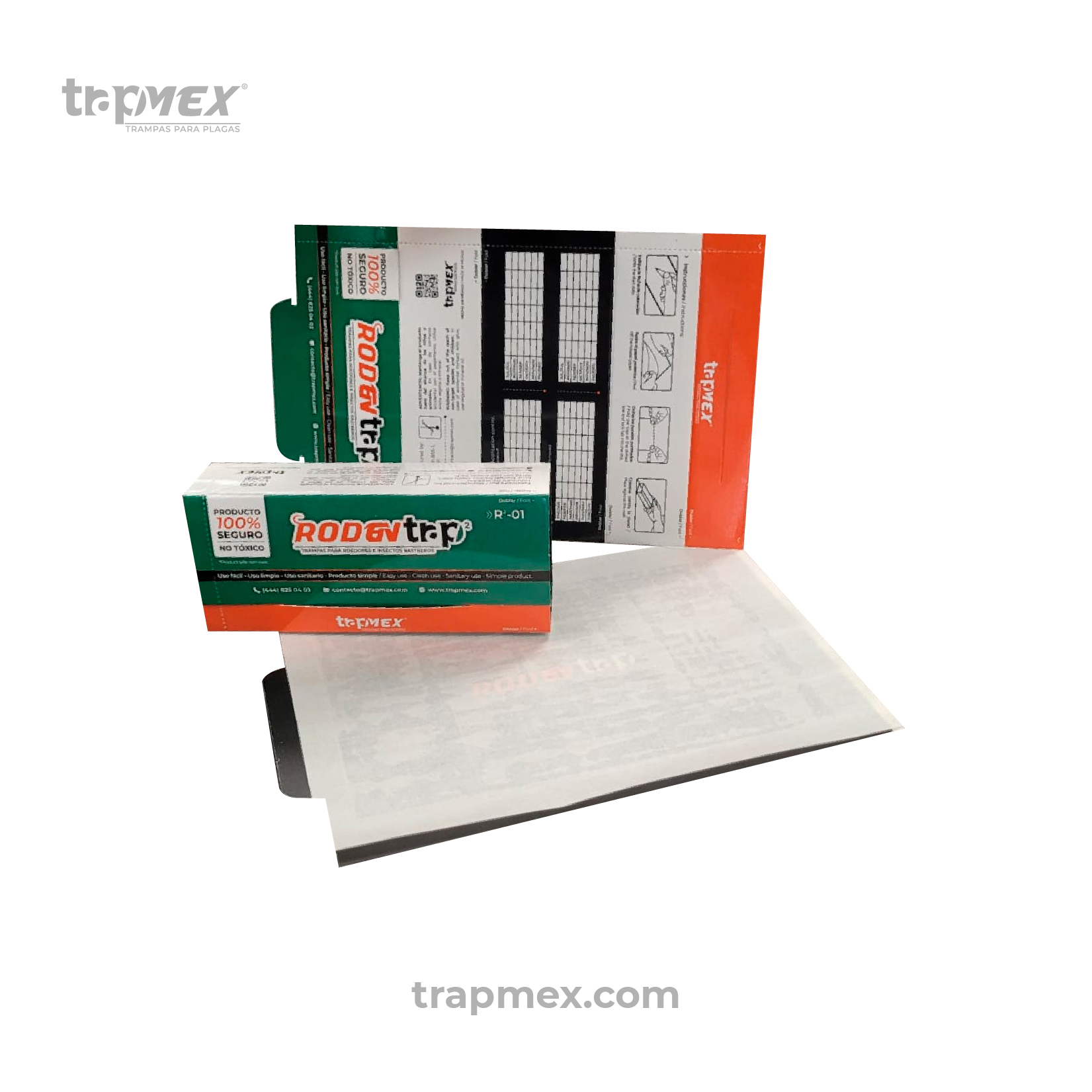 Trapmex - Trampas de goma para plagas - Rodentrap 2 (5)
